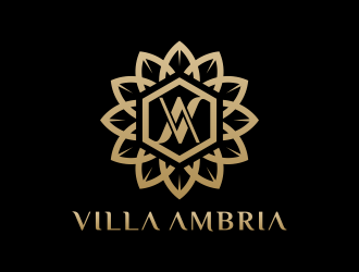 VILLA AMBRIA logo design by ekitessar