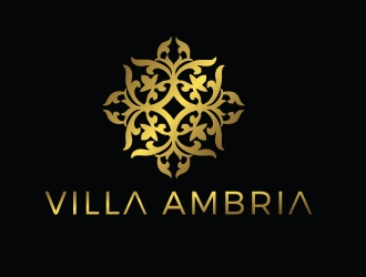 VILLA AMBRIA logo design by samueljho