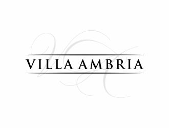 VILLA AMBRIA logo design by menanagan