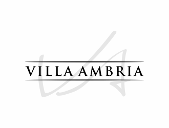 VILLA AMBRIA logo design by menanagan