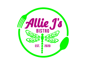 Allie Js Bistro logo design by Andri