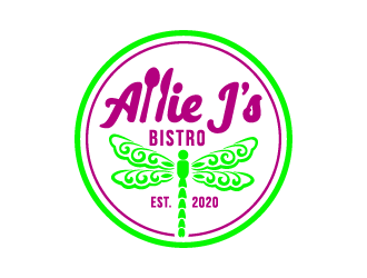 Allie Js Bistro logo design by Andri
