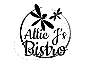 Allie Js Bistro logo design by rgb1