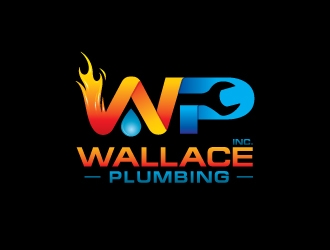 Wallace Plumbing Inc. logo design by sanu