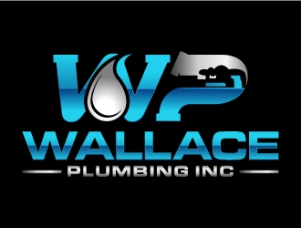 Wallace Plumbing Inc. logo design by MUSANG