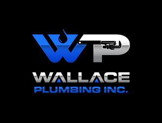 Wallace Plumbing Inc. logo design by PRN123