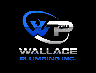 Wallace Plumbing Inc. logo design by PRN123