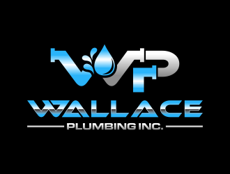 Wallace Plumbing Inc. logo design by graphicstar