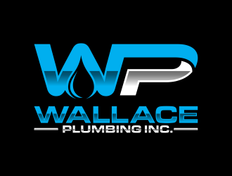 Wallace Plumbing Inc. logo design by maseru