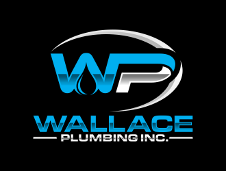 Wallace Plumbing Inc. logo design by maseru
