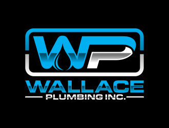 Wallace Plumbing Inc. logo design by maseru