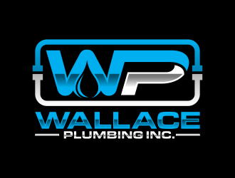 Wallace Plumbing Inc. logo design by maseru