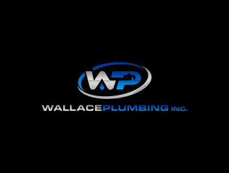 Wallace Plumbing Inc. logo design by Lavina