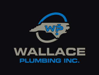 Wallace Plumbing Inc. logo design by Renaker
