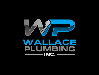 Wallace Plumbing Inc. logo design by Greenlight