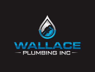 Wallace Plumbing Inc. logo design by YONK