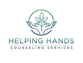 Helping Hands Counseling Services logo design by Webphixo