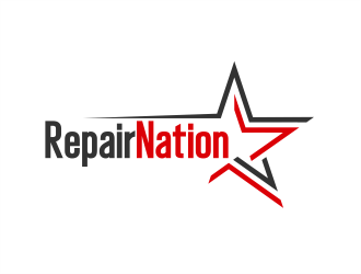 RepairNation logo design by evdesign