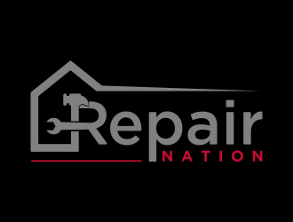 RepairNation logo design by Mahrein
