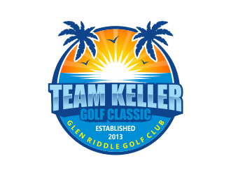 TEAM KELLER GOLF CLASSIC logo design by Girly