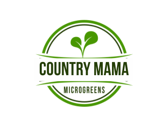 Country Mama Microgreens logo design by Girly