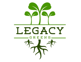 Legacy Greens logo design by MAXR