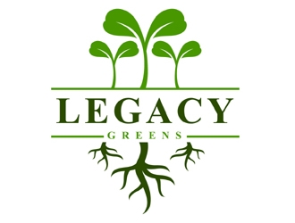 Legacy Greens logo design by MAXR