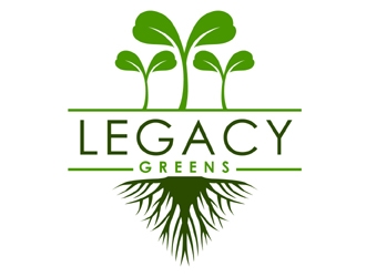 Legacy Greens logo design by MAXR