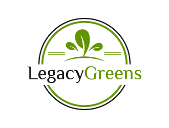Legacy Greens logo design by pencilhand