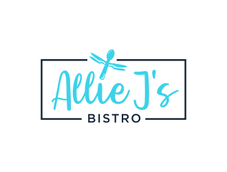 Allie Js Bistro logo design by checx