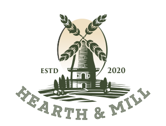 Hearth &amp; Mill logo design by MCXL