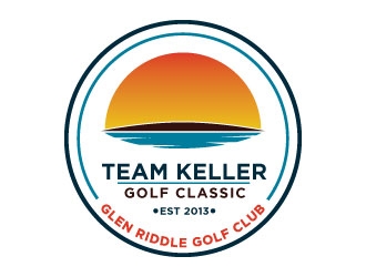 TEAM KELLER GOLF CLASSIC logo design by Webphixo
