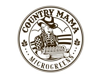 Country Mama Microgreens logo design by veron