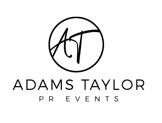 Adams Taylor PR   Events logo design by gilkkj