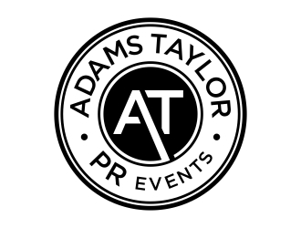 Adams Taylor PR   Events logo design by aura