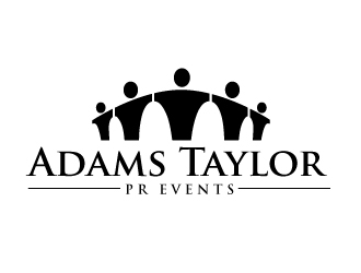 Adams Taylor PR   Events logo design by AamirKhan