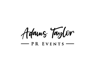 Adams Taylor PR   Events logo design by jafar