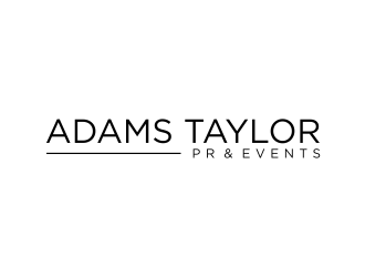 Adams Taylor PR   Events logo design by scolessi