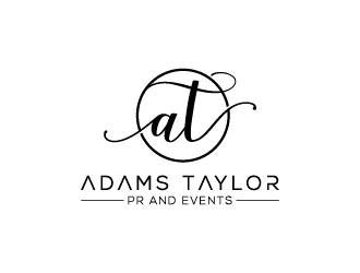 Adams Taylor PR   Events logo design by pambudi