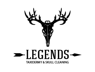 Legends Taxidermy & Skull Cleaning logo design by cybil