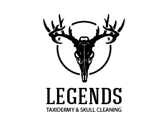 Legends Taxidermy & Skull Cleaning logo design by cybil