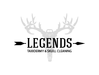 Legends Taxidermy & Skull Cleaning logo design by cybil