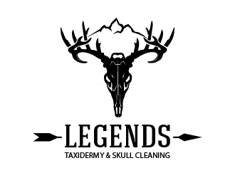 Legends Taxidermy & Skull Cleaning logo design by cybil