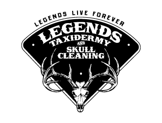 Legends Taxidermy & Skull Cleaning logo design by Ultimatum
