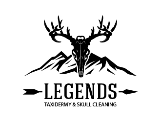 Legends Taxidermy & Skull Cleaning logo design by cybil