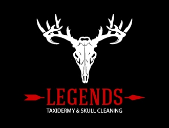 Legends Taxidermy & Skull Cleaning logo design by cybil
