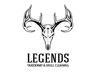 Legends Taxidermy & Skull Cleaning logo design by cybil
