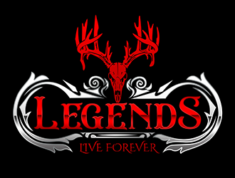 Legends Taxidermy & Skull Cleaning logo design by 3Dlogos