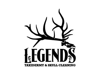 Legends Taxidermy & Skull Cleaning logo design by daywalker