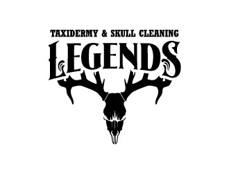 Legends Taxidermy & Skull Cleaning logo design by daywalker